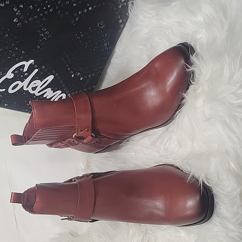 Leather boots